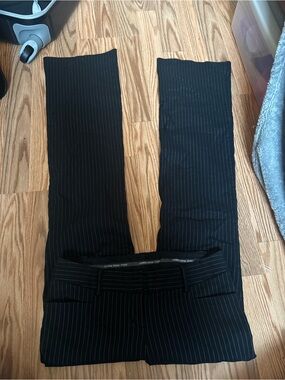 Express low rise Women's Black Pinstripe Dress Pants